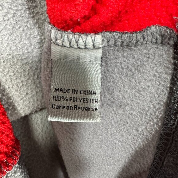 Scarlet & Gray Shirt Mens Medium 1/4 Zip Gray Long Sleeve Ohio State Authentic - Picture 6 of 8